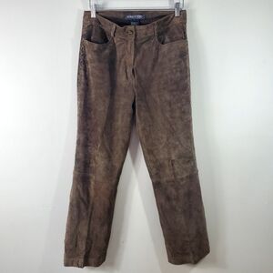 BGN&CO. Suede Brown Pant Y2K